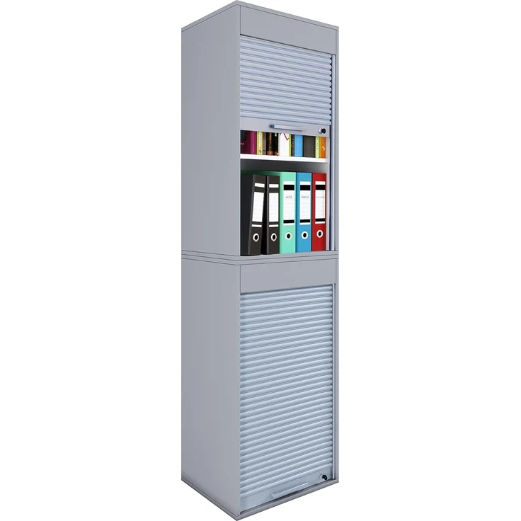 VCM Aktenschrank Holz Büroschrank Aktenschrank Rollladen Aktos XL (1-St) – Bild 1