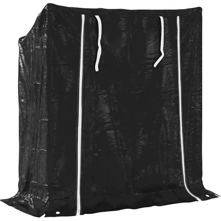 vidaXL Brennholzregal mit Regenschutz 100,5x40,5x110,5 cm 4104936 – Bild 5
