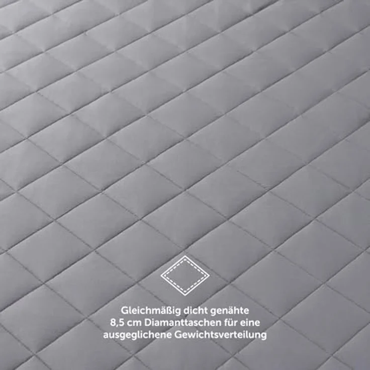 Blumtal Gewichtsdecke Gewichtsdecke 135x200, Decke mit Glasperlenfüllung, in vier Gewichtsvarianten aus 100% Baumwolle - waschmaschinengeeignet - 7kg – Bild 4