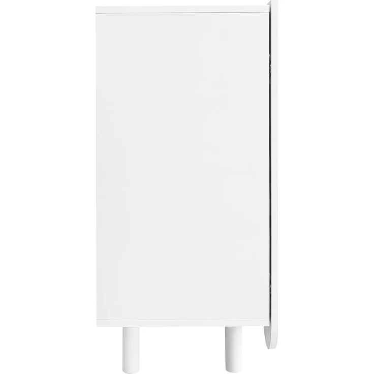 ZUBALIYA Sideboard 120x37,5x80,8 cm, aus MDF, Weiß – Bild 13