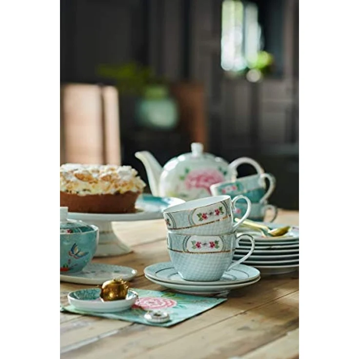 PiP Studio Tasse Blushing Birds Tasse mit Untertasse white 0,3l, Porzellan, Cup & Saucer Blushing Birds White 300ml – Bild 2