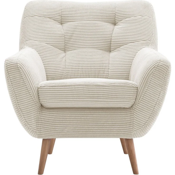 exxpo - sofa fashion Sessel Scandi, Loungesessel mit tollem Sitzkomfort, hochwertige Polsterung, bequem, hohe Holzfüße – Bild 1