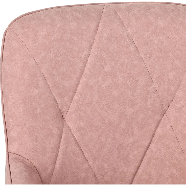 HOMAVO Esszimmerstuhl 2 Stück mit Armlehnen Lederlook Pink 57x62x87cm, YZ3 – Bild 6