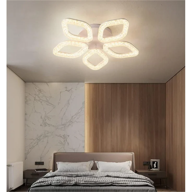 Euroton LED Deckenleuchte LED Deckenlampe XL DL Fernbedienung Lichtfarbe/Helligkeit einstellbar, LED fest integriert, mit Fernbedienung kaltweiß-neutalweiß -warmweiß, 7000k-3000k stufenlos einstellbar, mit Fernbedienung steuerbar – Bild 5
