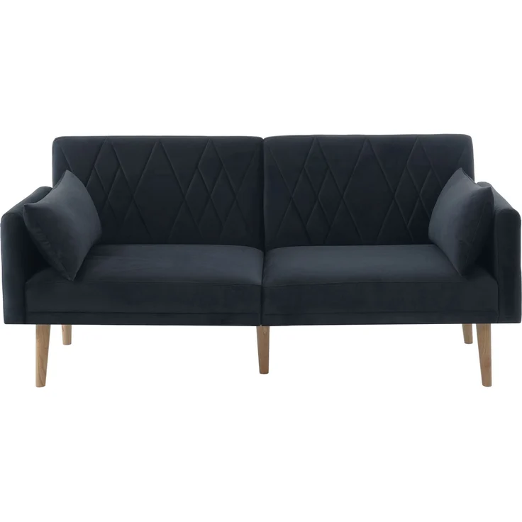 ZUBALIYA Schlafsofa 75x82 cm, mit Samtbezug, mit breiten Armlehnen, mit Schaumstoffpolsterung, ohne aufwendige Montage – Bild 13