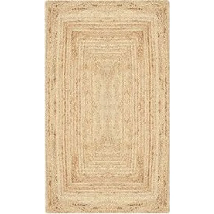 Marrakesch Orient & Mediterran Interior Teppich Jute Wohnzimmer Teppich Nora 120 x 170 cm, Handarbeit – Bild 6
