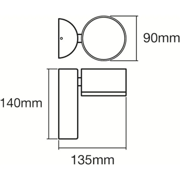 Endura Style Spot Round Osram, LED Wand- und Deckenleuchte – Bild 5