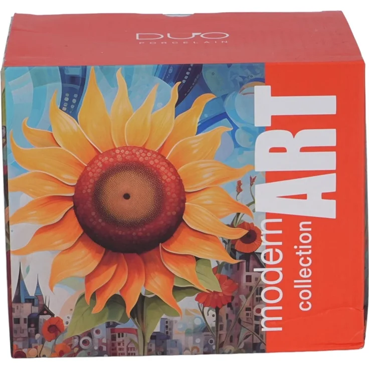 DUO Jumbo Becher 750 ml MODERN SUNFLOWER New Bone China Porzellan – Bild 3