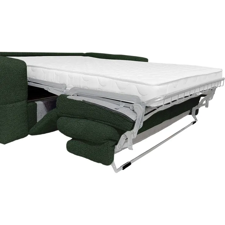 Vente-unique - ISSORO Sofa Stoff Grün - B 105 cm x H 90 cm x L 235 cm – Bild 5