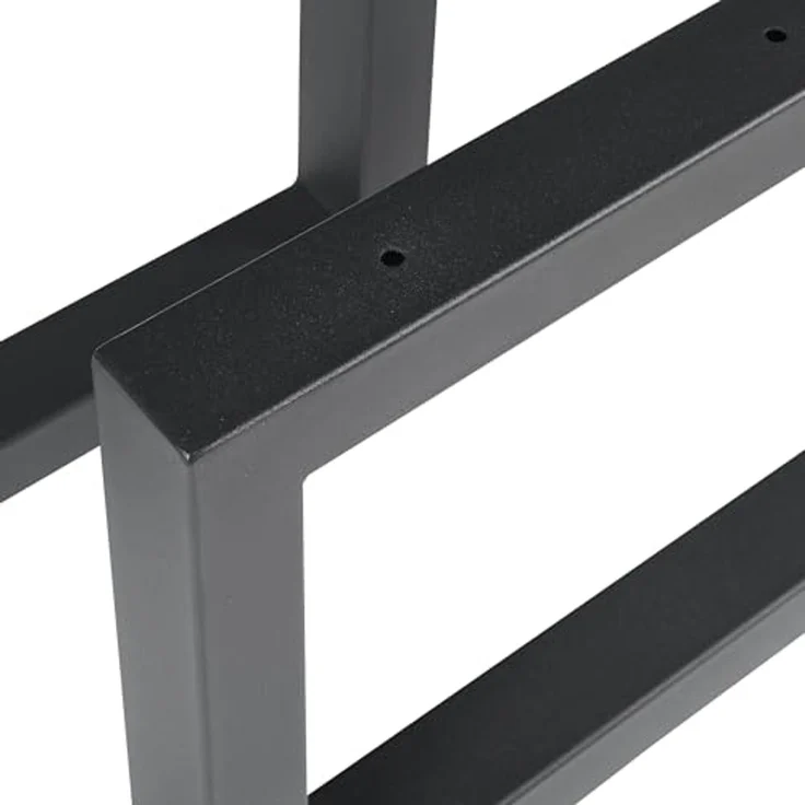 Tischgestell 2er Set Lunderskov 35x50cm Schwarz [en. casa] – Bild 7