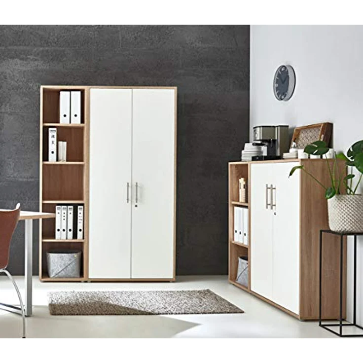 moebel-dich-auf Aktenschrank OFFICE EDITION (Set 4, abschließbar, Metallgriffen) Made in Germany – Bild 2