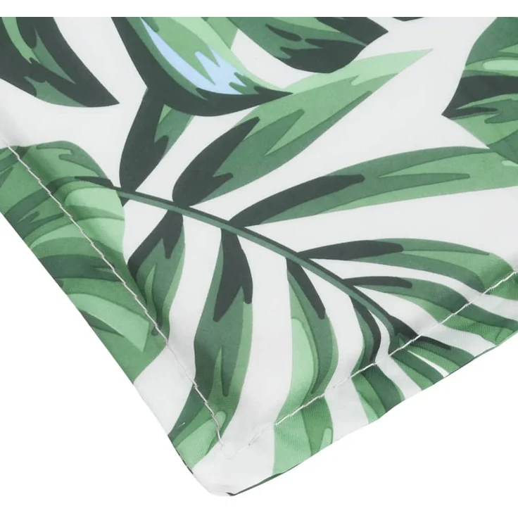 vidaXL Sonnenliegen-Auflage Blattmuster 180x60x4 cm Oxford-Gewebe 361864 – Bild 6
