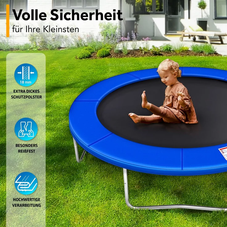 KIDUKU Trampolin Randabdeckung Federabdeckung Randschutz| reißfest | 100% UV-beständig , Ø 305cm – Bild 3