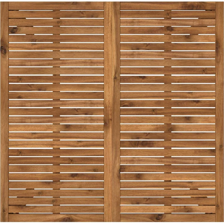 vidaXL Gartenbar-Tisch LAREN Natur 110 x 108,5 x 105 cm 901259 – Bild 4
