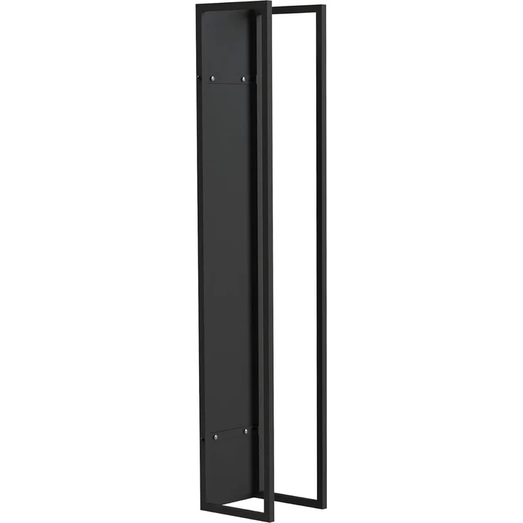 DanDiBo Kaminholzregal Innen Metall Schwarz Kaminholzständer 140 cm mit Rückwand an der Wand Hängend 96539 Holzkorb Kaminholzhalter Holzregal – Bild 6