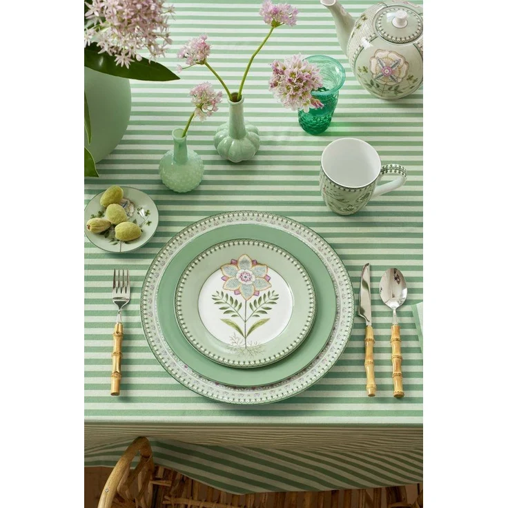 PiP Studio Frühstücksteller Lily&Lotus Light Green Frühstücksteller 21cm – Bild 2
