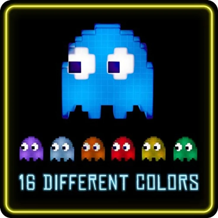 Paladone Stehlampe PACMAN Lampe Ghost Light Farbwechsel Leuchte – Bild 3