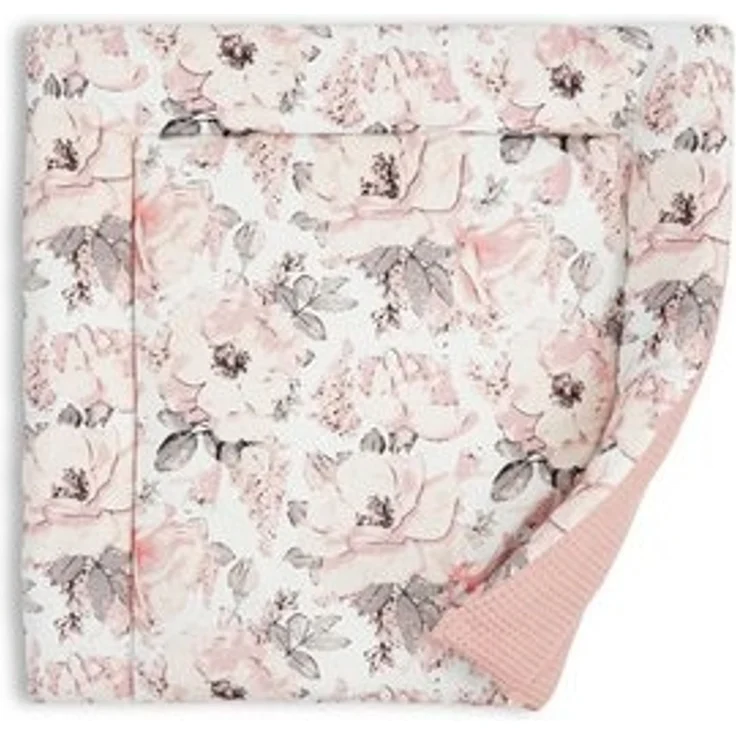Wickelauflage für Babys 75x72 cm - Weiche Baumwolle, Abwaschbar - Wickelkommode & Wickeltischauflage Wilde Rose – Bild 6