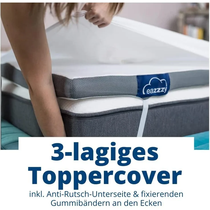 Genius Eazzzy Topper »Deluxe«, 9 cm dick, 180x200 cm – Bild 5