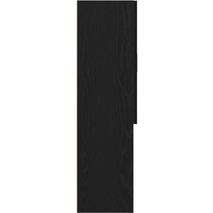 vidaXL Waschmaschinenschrank Schwarz Eichen-Optik 70,5x25,5x90 cm 862063 – Bild 7