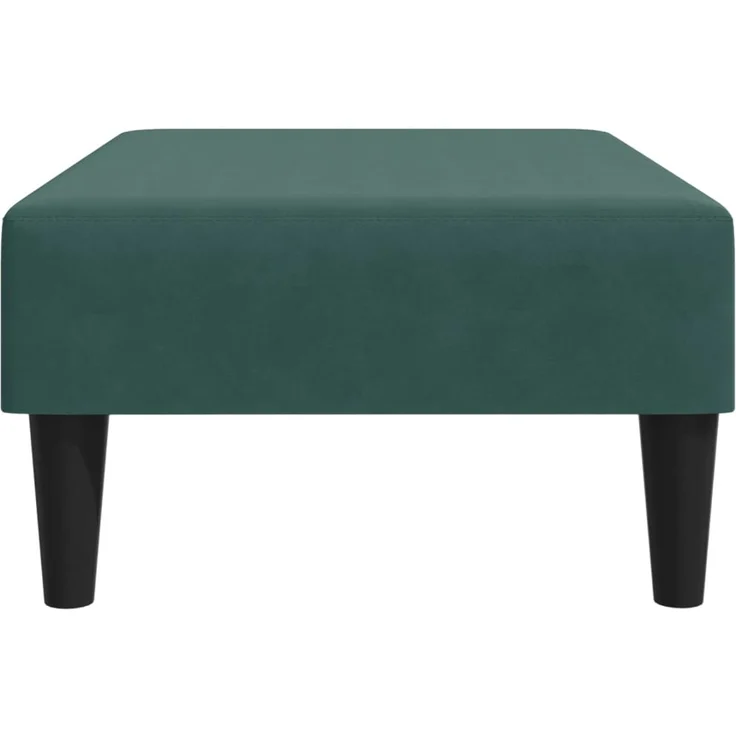 vidaXL Fußhocker Dunkelgrün 77x55x31 cm Samt 379559 – Bild 5