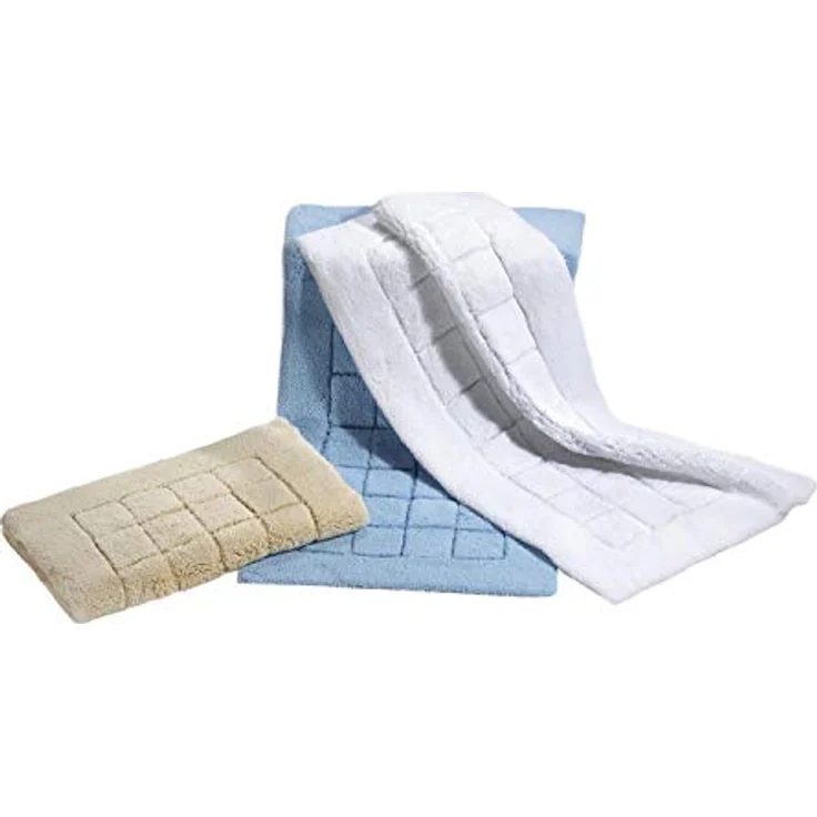 Vossen Badteppich Exclusive citro, hochflorig und rutschfest, 100% Baumwolle, hellbraun – Bild 3