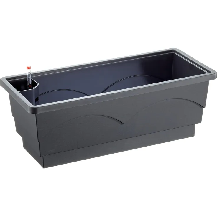 Emsa 505101 Blumenkasten für den Balkon, Länge 50 cm, Anthrazit, Lago