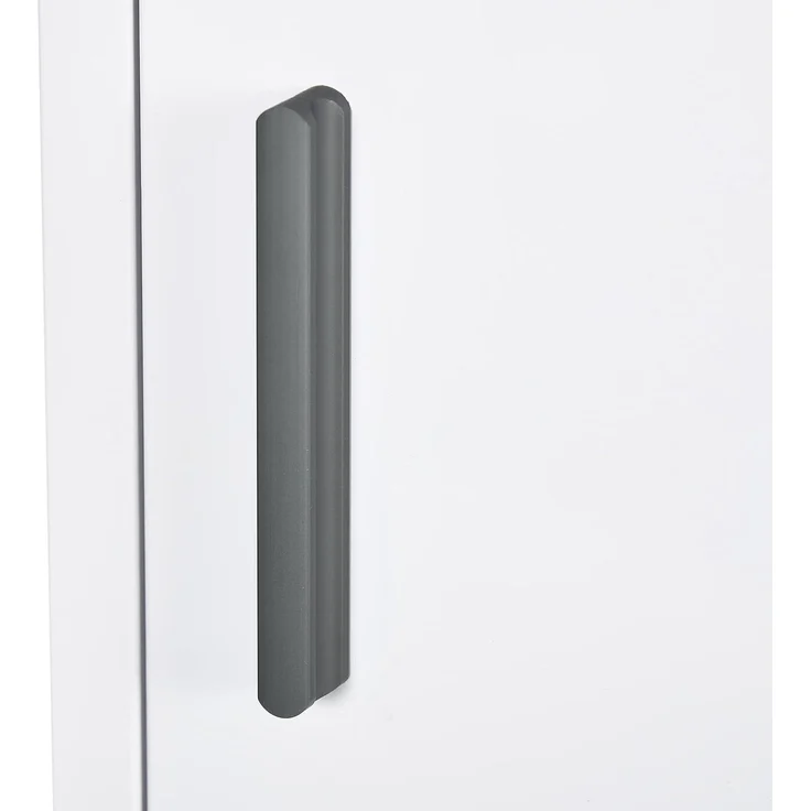 Kleankin Medizinschrank Apothekerschrank, Arzneischrank mit 3 Innenfächern (Medikamentenschrank, 1-St, Erste Hilfe Schrank) Stahl, Weiß, 30 x 12 x 60 cm – Bild 8