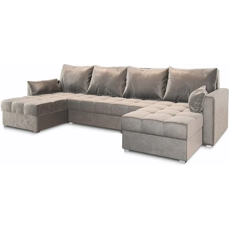 Masseno Ecksofa NAKO mit Schlaffunktion U-Form, Sofa mit Bettkasten – Bild 2
