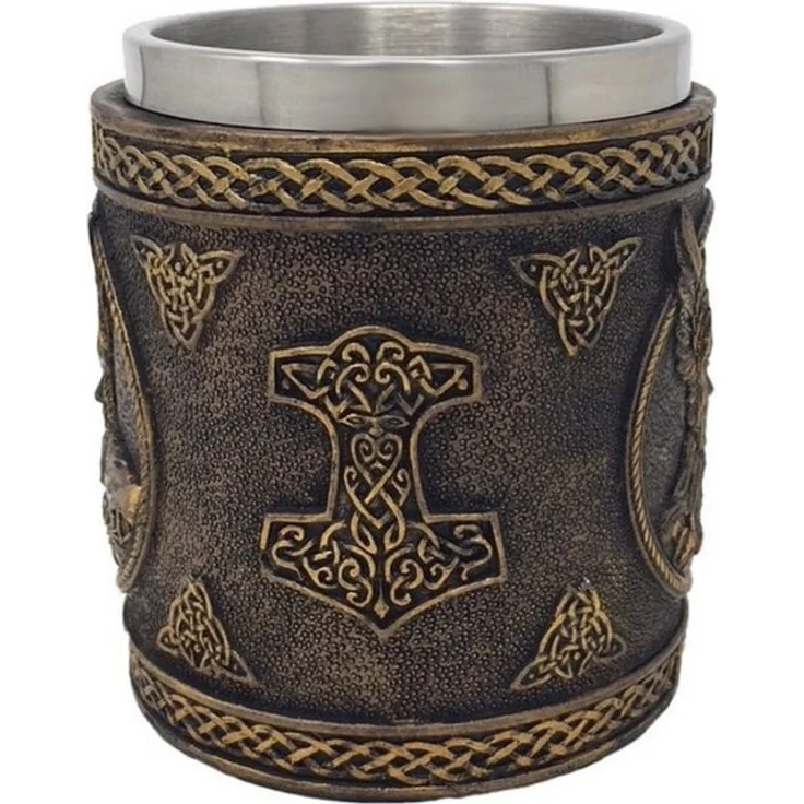 MystiCalls Bierkrug Trinkgefäß - Krug Thor - Kelch – Bild 2