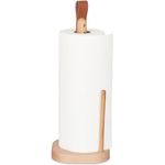 Eckiger Küchenrollenhalter aus Holz 10043326