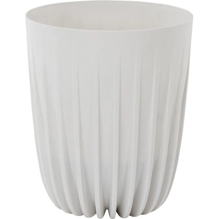 SIENA GARDEN Pflanzgefäß PALMA weiß 30 cm Kunststoff, 30 x 30 x 35,6 cm