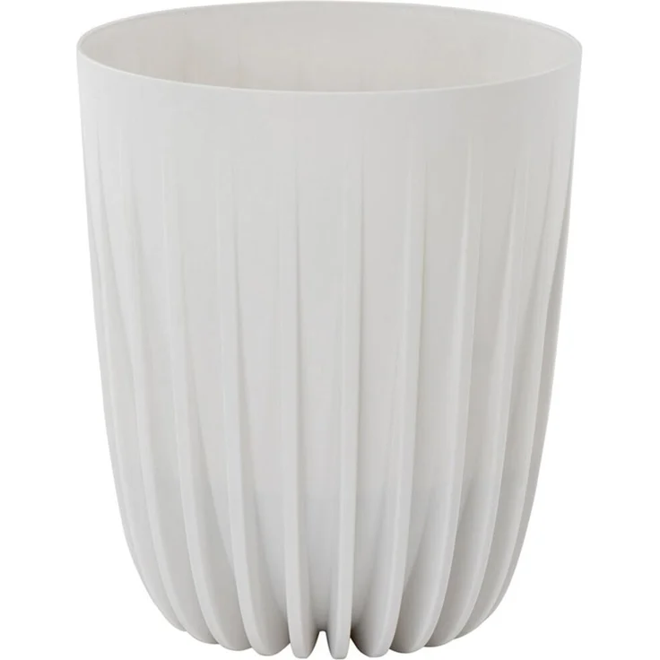 SIENA GARDEN Pflanzgefäß PALMA weiß 30 cm Kunststoff, 30 x 30 x 35,6 cm – Bild 1