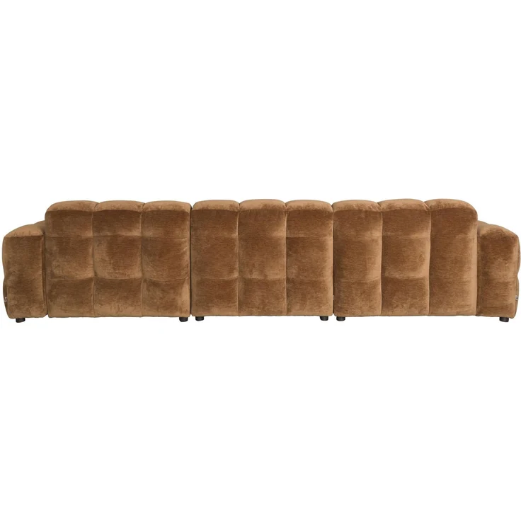 HACKMAN 4,5-Sitzer Sofa Velours Cognac von DUTCHBONE – Bild 3