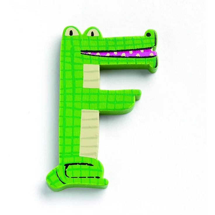 Djeco 'Tier' Holzbuchstabe, Buchstabe 'F'