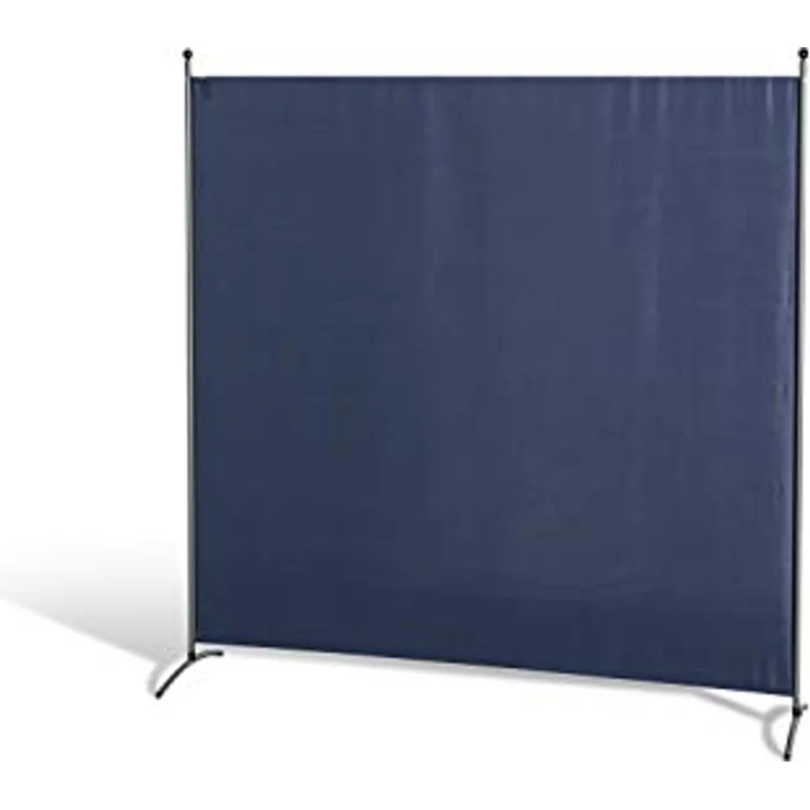 GRASEKAMP Qualität seit 1972 Stellwand 180x180 cm - Blau - Paravent Raumteiler Trennwand Sichtschutz – Bild 2