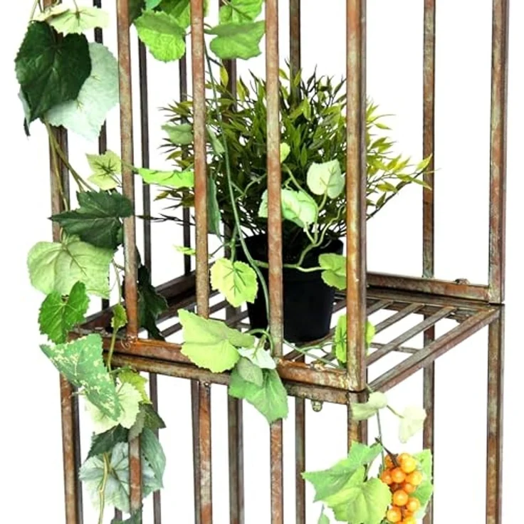 Rosenbogen Metall Kletterhilfe 93969 275x172 cm Gartenbogen Rankhilfe Rankgitter Torbogen – Bild 5