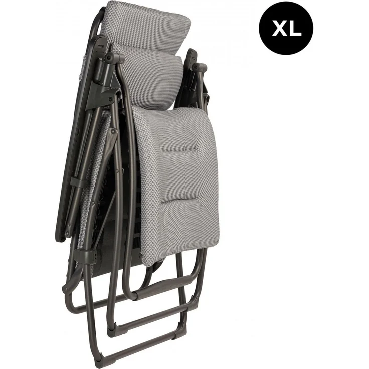 Lafuma Futura XL BeComfort® Relaxliege Silver Titane Sonnenliege LFM3131.8901 – Bild 2