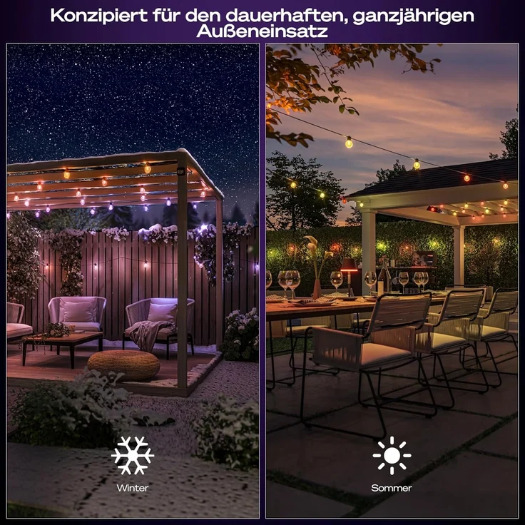 Philips Hue Festavia Globe Outdoor Lichterkette 14 m EU – Bild 6