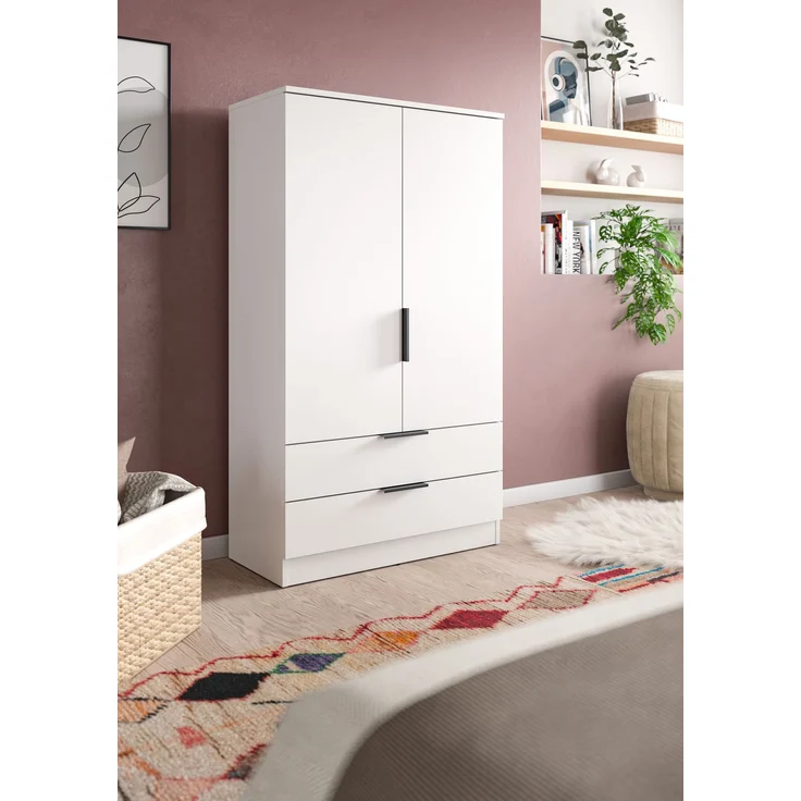 Kopenhagen Wäscheschrank in weiß – Bild 6