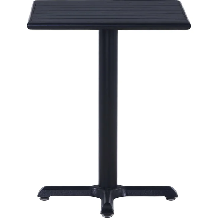 Gartentisch, Beistelltisch, Balkontisch Schwarz 60 x 60 x 75 cm – Bild 2