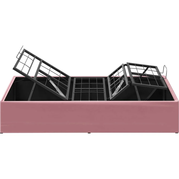 vidaXL Elektrisch verstellbares Bettgestell Rosa 190 x 100 x 33,5 cm 42037355 – Bild 7