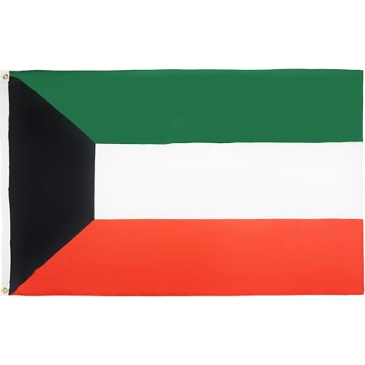 AZ FLAG - Flagge Kuwait - 150x90 cm - Kuweitische Fahne 100% Polyester mit Messing-Ösen - 110g – Bild 1