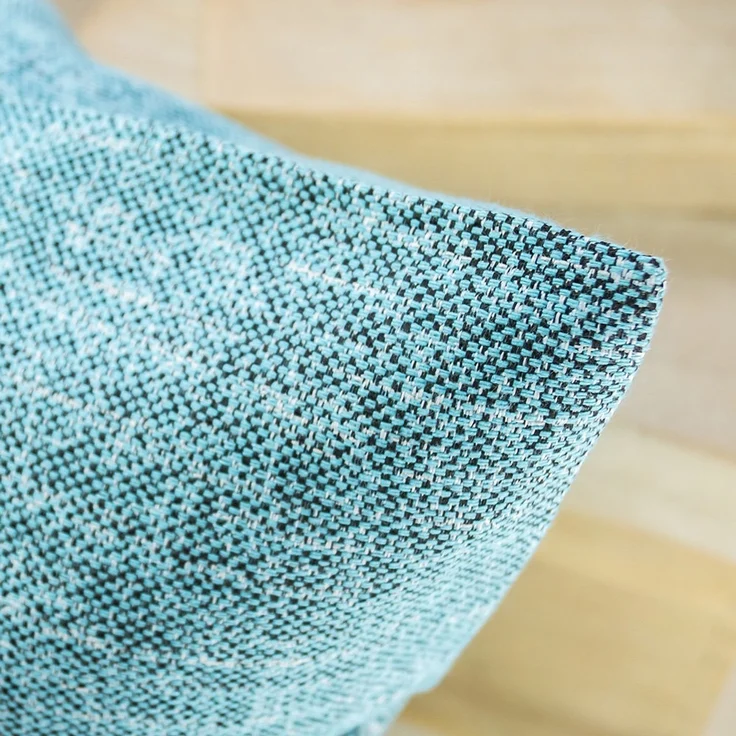 Kissen Deko von Lysel - blau Batna 48x48 Baumwolle Polyester kissenbezug Dekokissen – Bild 2