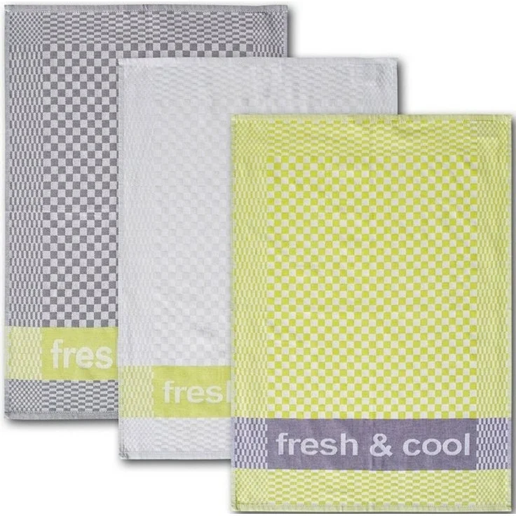 Dyckhoff Geschirrtuch Fresh & Cool, Maße je Tuch ca. 50x70 cm, (Set, 6-tlg), mit drei verschiedenen Motiven – Bild 4