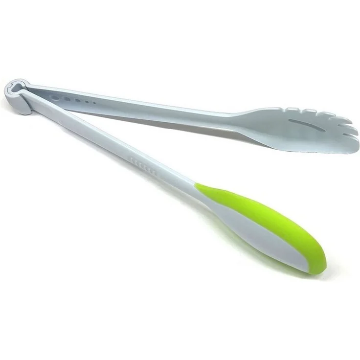 HAC24 Servierzange Küchenhelfer Salatbesteck Servierbesteck Teigschaber Nudelzange, 5in1 Kräuter Abstreifer Spaghetti Zange Servierzange Silikonschaber – Bild 5