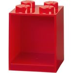 Lego 'Storage Brick' 4 Stützen Iconic 16,1x21,2 cm Polypropylen rot