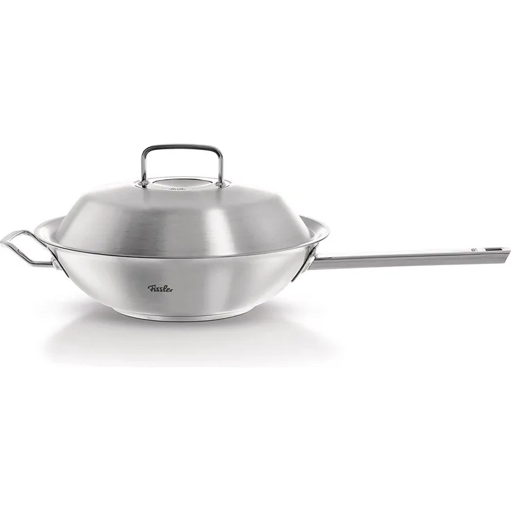 Fissler original-profi collection Stielwok mit Metalldeckel 30 cm Ø Höhe 8,5 cm