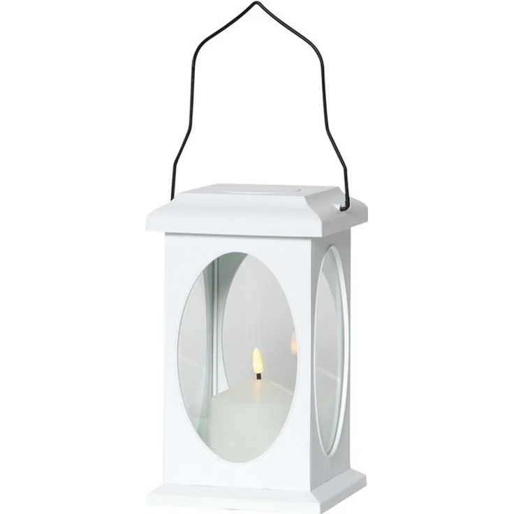 LED-Laterne "Flamme", Farbe: weiß, 23x13,5cm,outd. – Bild 4