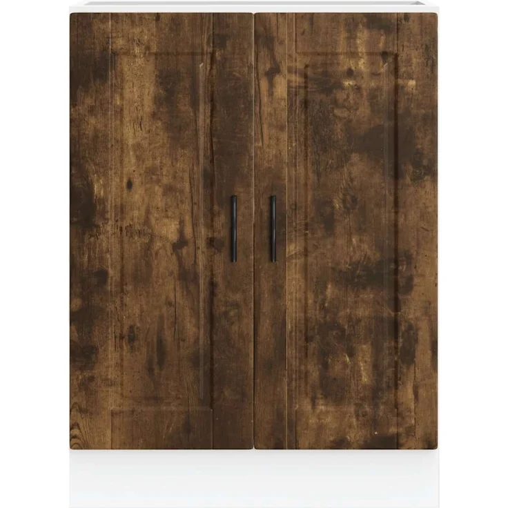 Küchenunterschrank THEO Räuchereiche 60x46x81,5 cm | Küche Unterschrank mit Türen – Bild 5